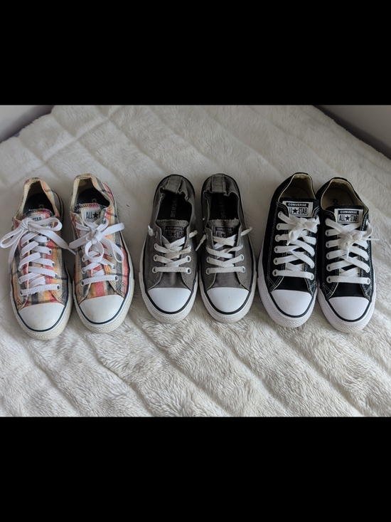 Converse Shoes - Converse Canvas All Star/All Star Shoreline Bundle Womens' Sz 8